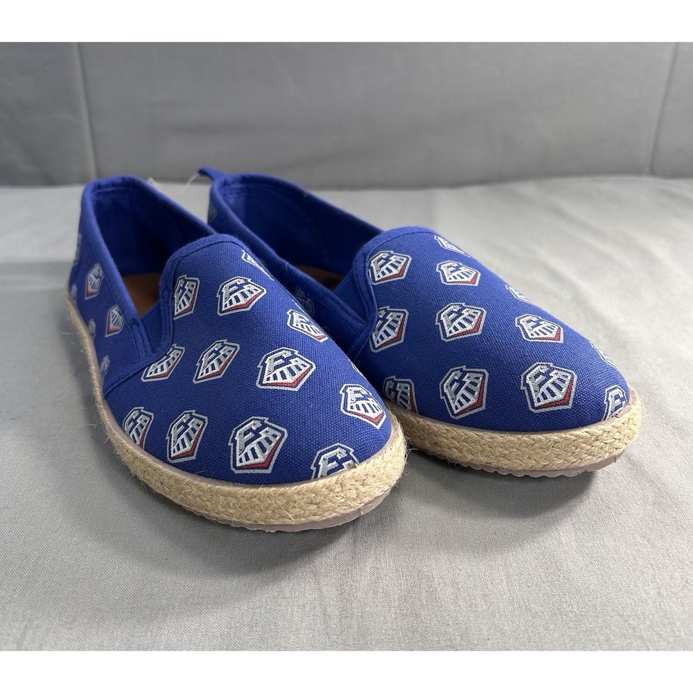 Forever Collectibles Round Rock Express Shoes Women's Small Slip‎ on HAS ISSUES